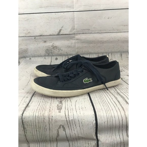 Lacoste Other - Lacoste Haneda Blue Leather Athletic Casual Shoes